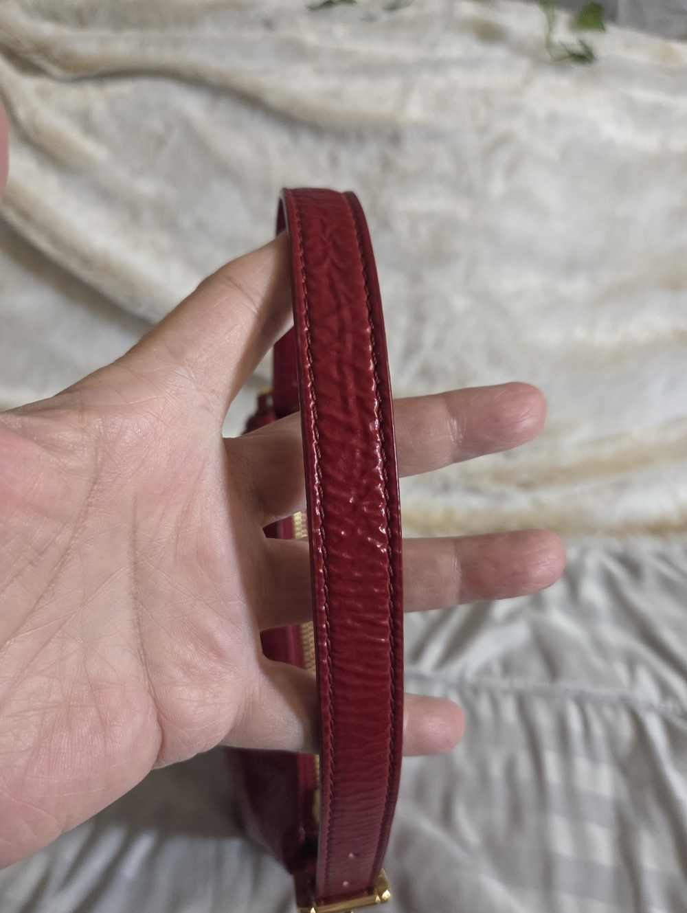 Michael Kors Patent Leather Mini Handbag - Picture 5 of 11